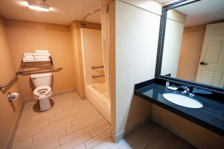 Bathroom 4, Hamilton Inn Select Beachfront Mackinaw City, Cheboygan
