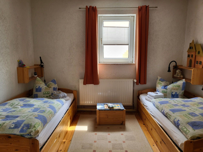 Bedroom 2, Peaceful Apartment in Hüttenrode near Braunlage Ski Area, Harz