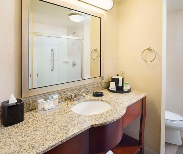 Bathroom 4, Hampton Inn & Suites Mansfield, Tarrant
