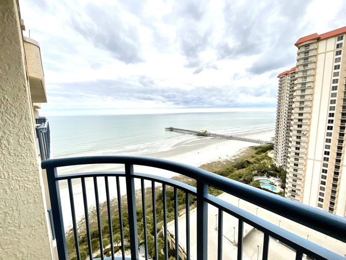 Pool, Top Floor Ocean View Condo - Brighton 2108 2 Bedroom Condo, Horry