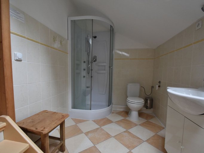 Bathroom, Holiday home in a quiet authentic mountain village, Jablonec nad Nisou