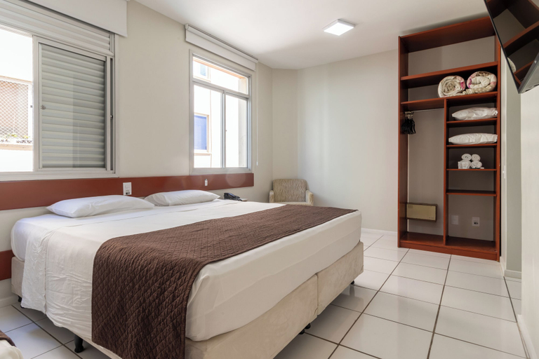 Bedroom 3, Rio Branco Apart Hotel, Florianopolis