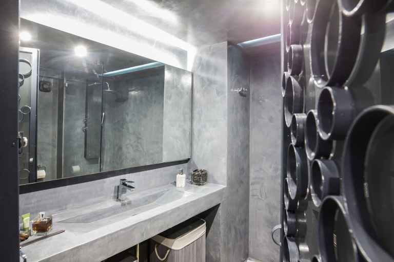 Bathroom 4, Modern Industrial Apt In Neos Kosmos, Attica