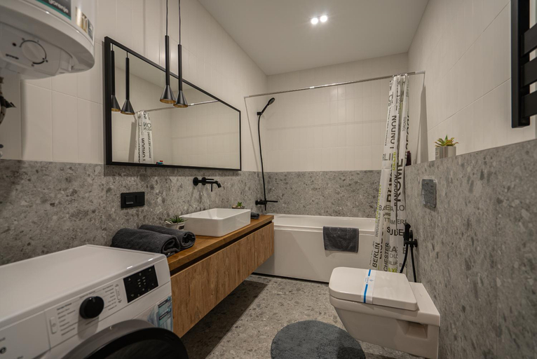 Bathroom 3, Slavutich ECOLOFT studios, Darnyts'kyi