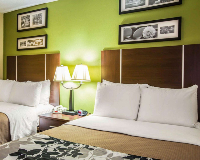 Bedroom 3, Sleep Inn Asheville - Biltmore West, Buncombe