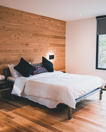 Bedroom 4, Warm Cabin in Nature With spa Sauna Citq 309153, Les Laurentides