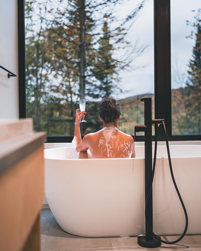 Bathroom 5, Warm Cabin in Nature With spa Sauna Citq 309153, Les Laurentides