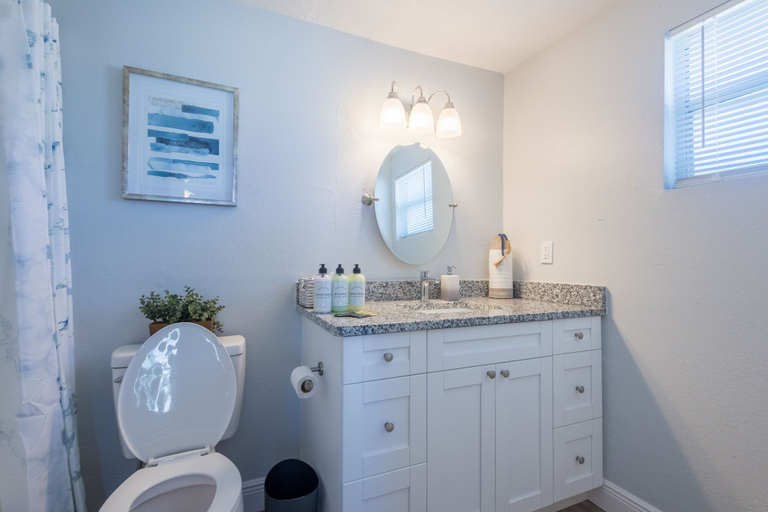 Bathroom 4, Sleeps 6 Hot Tub Fenced Yard Cozy Chic, Hillsborough