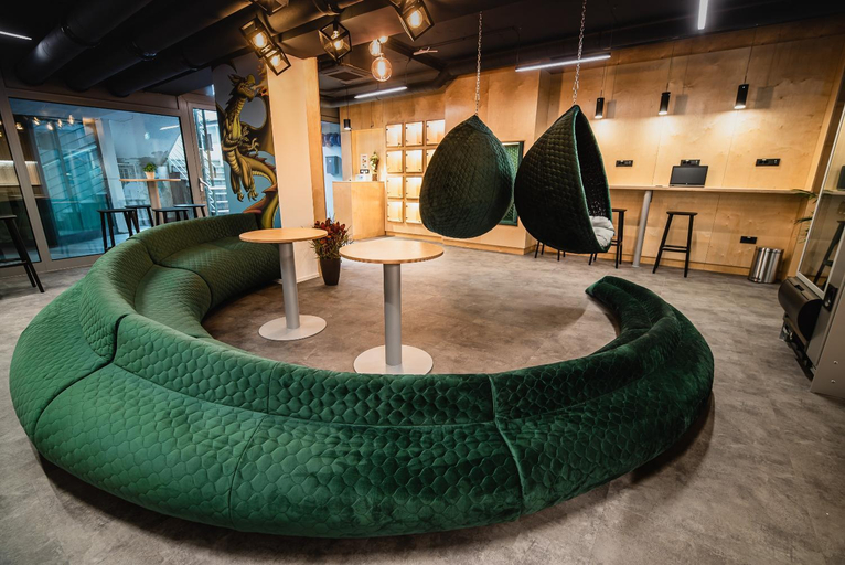 Public Area 2, Dragons Dream Hostel, Ljubljana