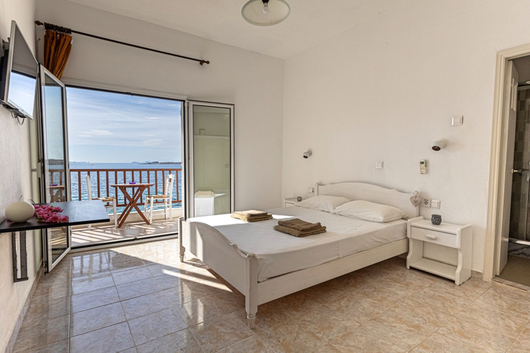 Bedroom 4, Petalides Apartments, South Aegean