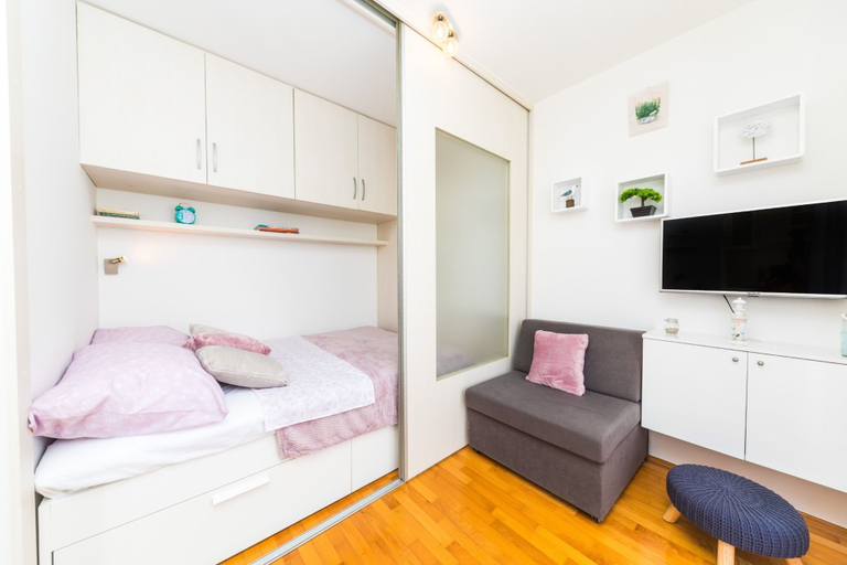 Bedroom 3, Spacious studio with balcony, close to the Znjan beach, Split