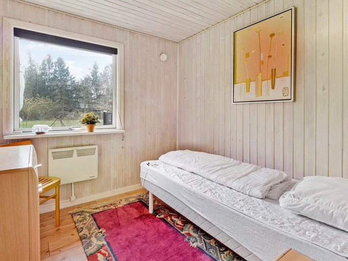 Bedroom 2, Elegant Holiday Home in Jutland With Whirlpool, Skive