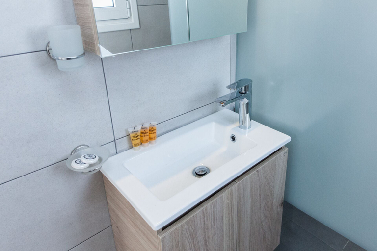 Bathroom 3, Modern Equipped Studio w View in Kipseli, Attica