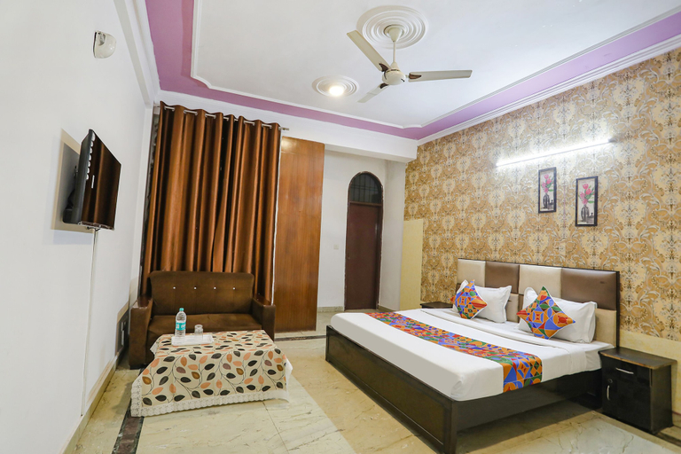 Bedroom 2, Fabhotel Happy Stay, Gautam Buddha Nagar