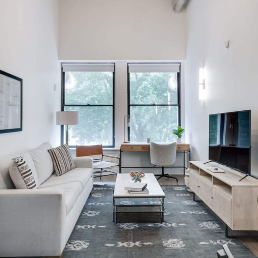 Room 1, Sosuite 1BR Loft w Park View, W/d, Gym, Lounge, Philadelphia