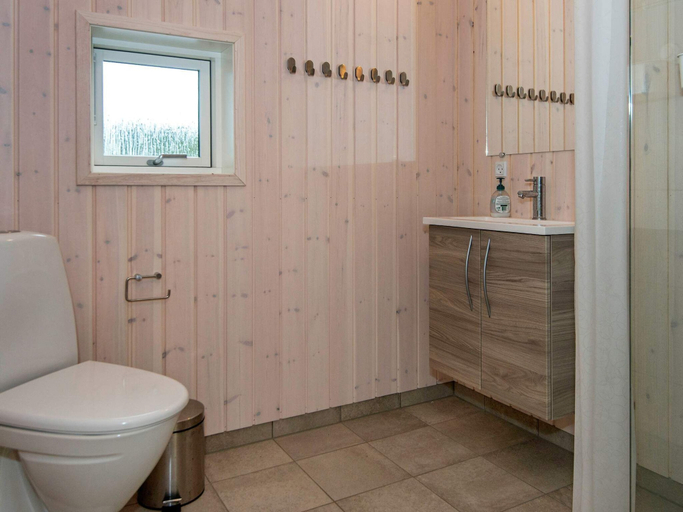 Bathroom 3, Alluring Holiday Home in Knebel With Pool, Syddjurs