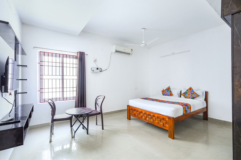Bedroom 1, Fabexpress Kovalam Residency, Kancheepuram