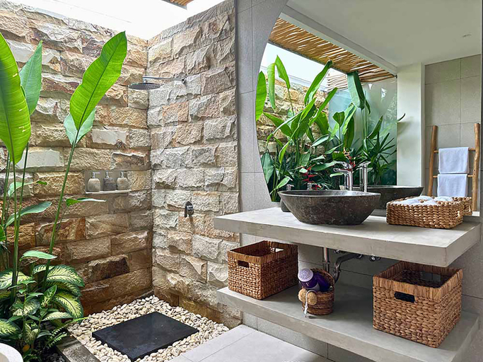 Bathroom 4, Green Palm Villa - 10 mn Seminyak & Canggu, Badung