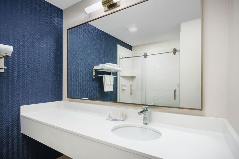 Bathroom 4, Fairfield Inn by Marriott Joliet South, Will