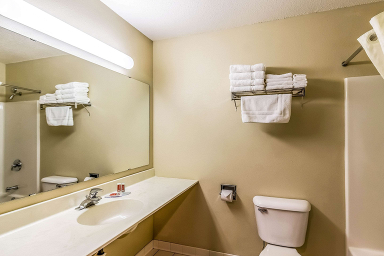 Bathroom 4, Econo Lodge Valley City, Barnes