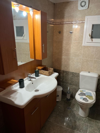 Bathroom 2, Olive Gem 2-bed Apt Sleeps 4 With Fireplace, Peloponnese