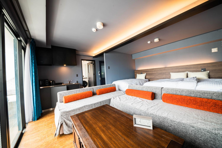 Bedroom 2, Hotel Brick, Naha