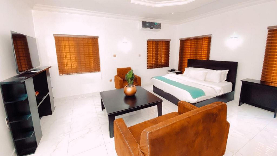 Bedroom 3, Royal Court Lounge & Boutique Hotel, Port Harcourt