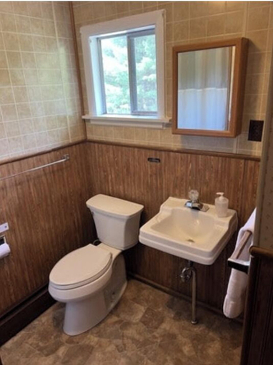 Bathroom 5, Colton Point Motel, Tioga