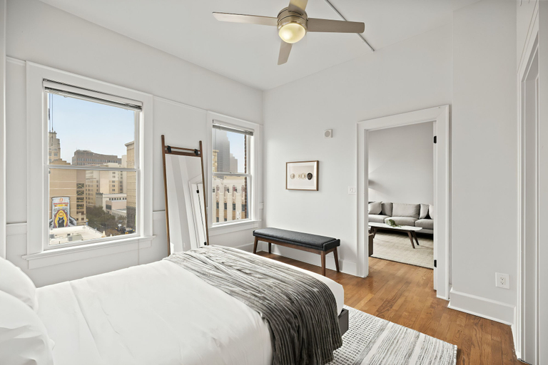 Bedroom 3, The Maverick, powered by Placemakr - River Walk, Bexar