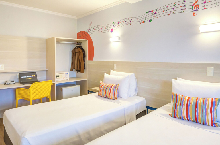 Bedroom 3, Transamerica Fit Villa Lobos, São Paulo