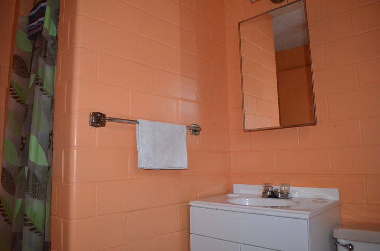 Bathroom 5, Admiral Motel, Marion