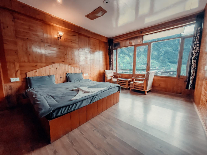 Bedroom 3, Cafe Monkbase- Food and Stay, Kullu