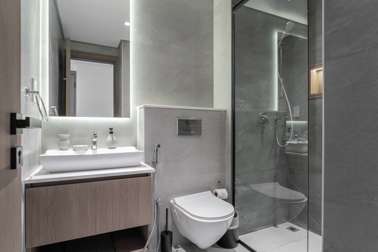 Bathroom 5, Nasma Holiday Homes - Laya Heights, Dubai