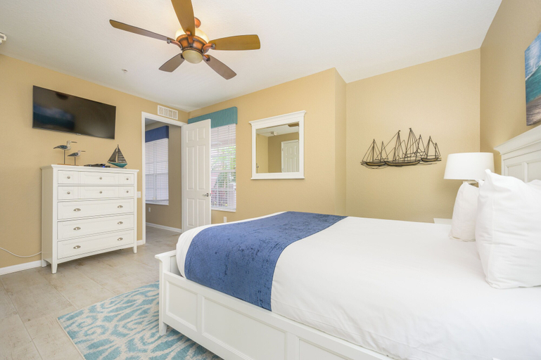 Bedroom 3, Epic Universe Premium Lake View Condo, Vista Cay - 1007, Orange