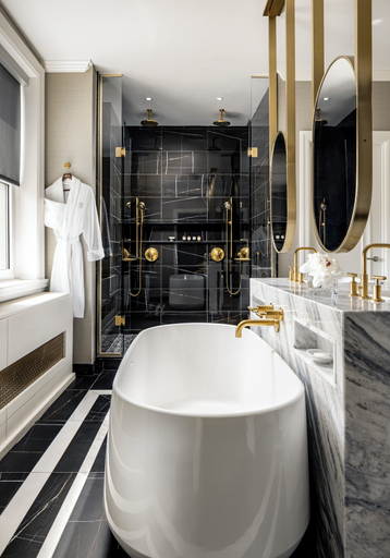 Bathroom 5, Fairmont Chateau Laurier, Ottawa