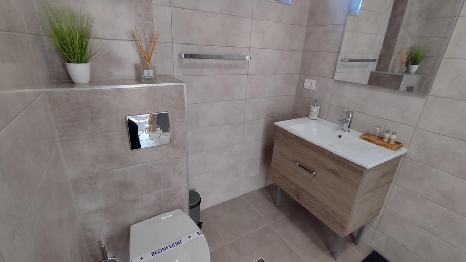 Bathroom 3, FRIENDS Studios - Central Station - Self check-in, Brasov