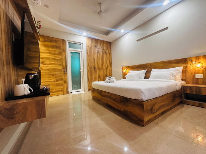 Bedroom 3, The Lodgers Luxury1BHK Service Apartment, Gurgaon