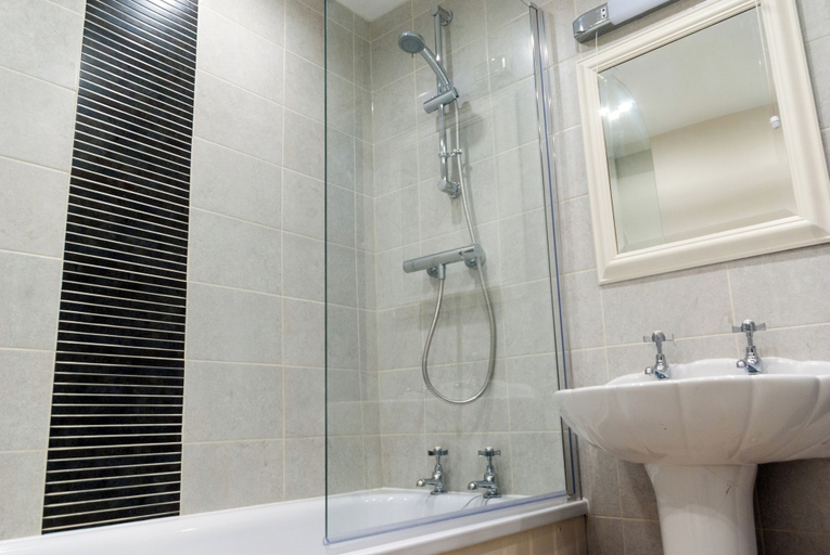 Bathroom 5, The Dragon Hotel, Powys