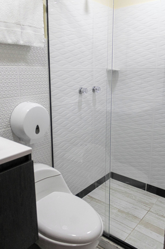 Bathroom 3, Hotel Plaza Garibaldi, Caldas