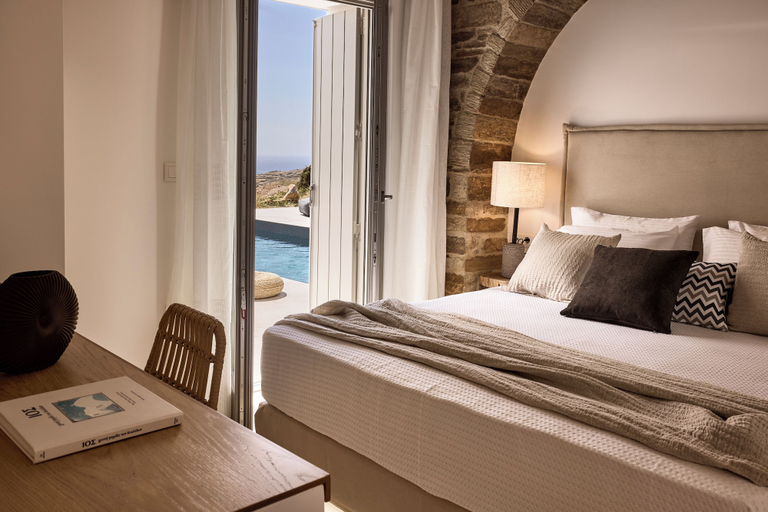 Bedroom 2, Thea Luxury Villas Ios, South Aegean
