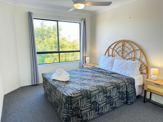 Bedroom 3, Chevron Palms Holiday Apartments by Gold Coast Premium, Gold Coast