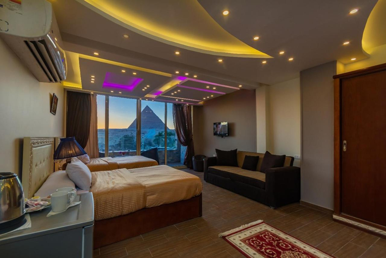 Bedroom 2, PANORAMA view pyramids, Unorganized in Al Jizah