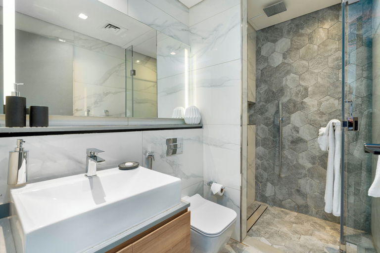Bathroom, Bespoke Residences - Mag318 2BR Apt, Dubai