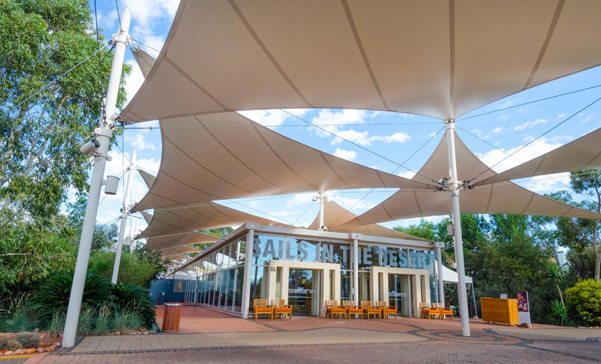 Public Area 3, Sails in the Desert, Petermann-Simpson