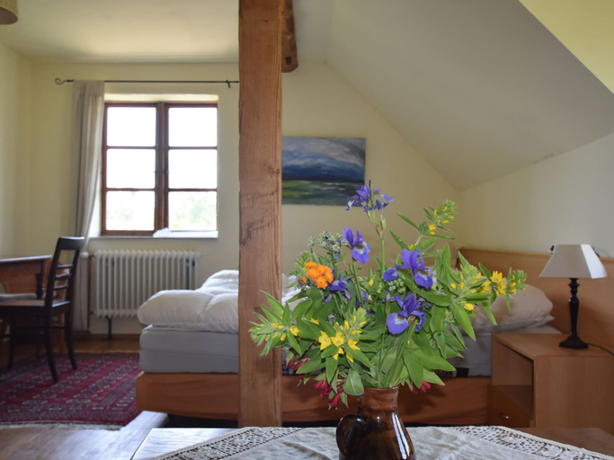 Bedroom 3, Ferienwohnung Parkblick mit 3 Schlafzimmern, Vorpommern-Rügen