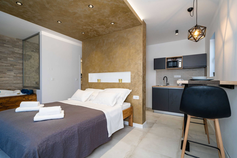 Bedroom 2, Apartments Villa Arcadia, Pojezerje