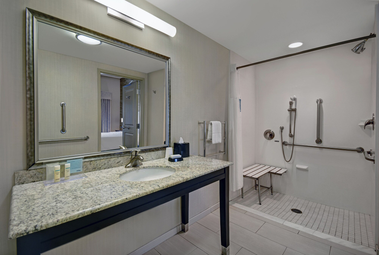 Bathroom 4, Hampton Inn & Suites Robbinsville, Mercer