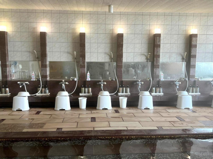 Bathroom, mikawawan resort linx, Kira
