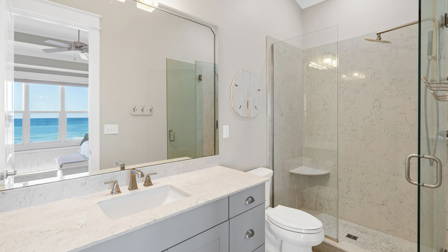 Bathroom 4, Luxury Gulf Front, Private Pool, 6-seater Golf Cart, Free Beach Setup, Bay