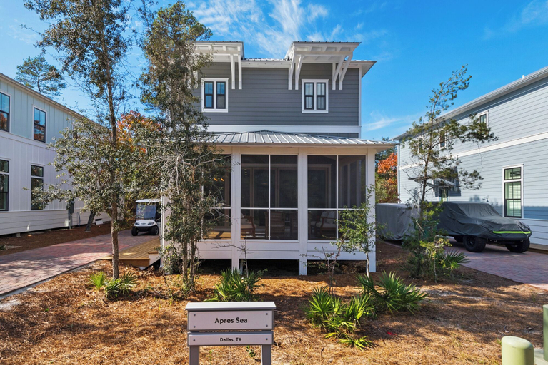 Exterior & Views 2, Modern Beach Home w/ 6-seater Golf Cart - Amazing Patio, Walton